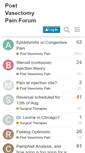 Mobile Screenshot of postvasectomypain.org